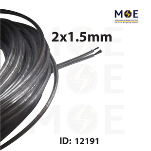 Speaker Wire / Audio Video AV High Performance Transparent 2x1.5mm | شريط سبيكر شفاف