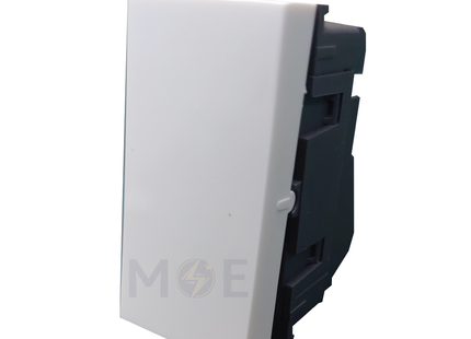 Orva 1way switch white 1P 1module | MS30101 | مفتاح مفرد ابيض