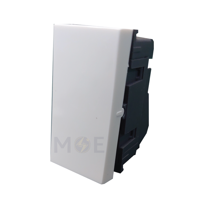Orva 1way switch white 1P 1module | MS30101 | مفتاح مفرد ابيض
