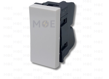 Orva 2way switch white 1module | MS30102 | مفتاح دوبل دركسيون ابيض