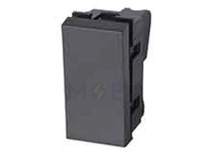 Orva 1way switch Black 1P 1module | MS30101-290 | مفتاح مفرد اسود
