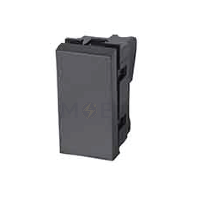 Orva 1way switch Black 1P 1module | MS30101-290 | مفتاح مفرد اسود