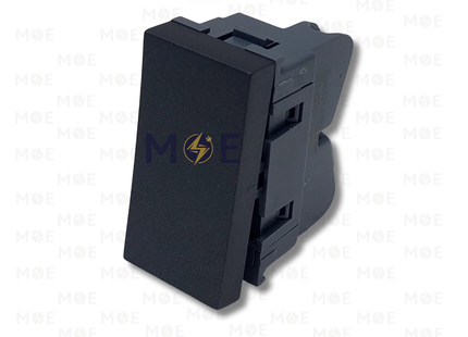 Orva 2way switch Black 1module | MS30102-290 | مفتاح دوبل دركسيون اسود