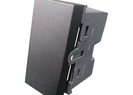 Orva Intermediate Reversing switch Black 1module | MS30103-290 | مفتاح تربل دركسيون اسود