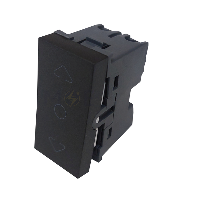 Orva Curtain Switch Black 1P 10A 250V | MS30107-290 | مفتاح ستور اسود
