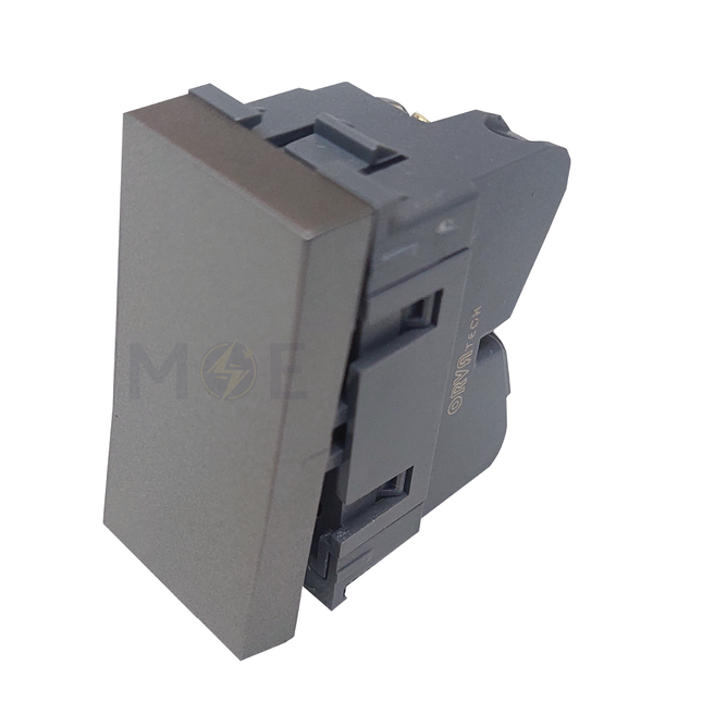 Orva 1way switch Magnesium 1P 1module | MS30101-270 | مفتاح مفرد مغنيسيوم