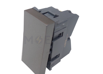Orva 2way switch Magnesium 1module | MS30102-270 | مفتاح دوبل دركسيون مغنيسيوم