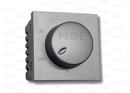 Orva Dimmer Switch Magnesium 2module 1000W | MS30246-270 | ديمر ضو مغنيسيوم