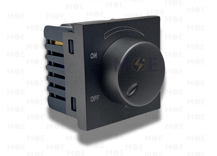 Orva Dimmer Switch Magnesium 2module 1000W | MS30246-270 | ديمر ضو مغنيسيوم