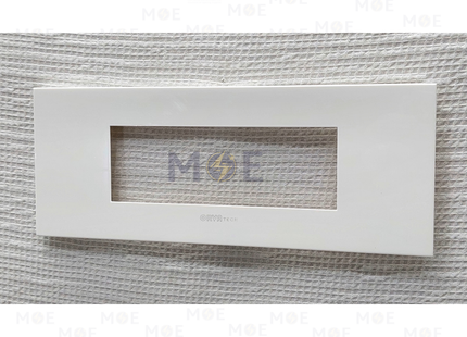 Orva Cover Plate White 6module | MS60000 | بلاك بلاستيك ابيض