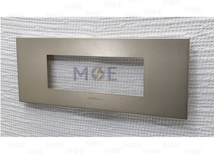 Orva Cover Plate Champagne 6module | MS60-280 | بلاك بلاستيك شمباني