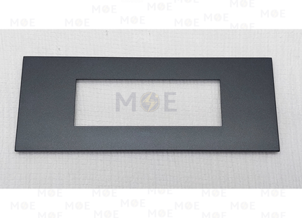 Orva Cover Plate Black 6module | MS60-290 | بلاك بلاستيك اسود