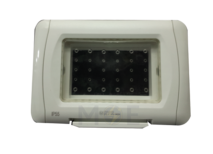 Orva IP55 Waterproof Cover Plate White 3module | MS33300 | غطاء مطري ابيض مثلث