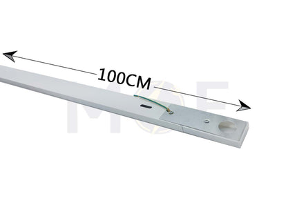 Cuperlight Surface Mounted 2 Wire Track Light Rail White 1mt