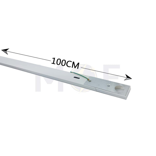 Cuperlight Surface Mounted 2 Wire Track Light Rail White 1mt
