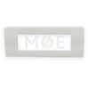 Glamour Plastic Cover Plate Ivory 6module | SA1006-Ivory