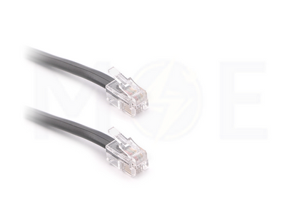 Telephone Handset Cord RJ9 to RJ9 Gray 4P4C 5mt