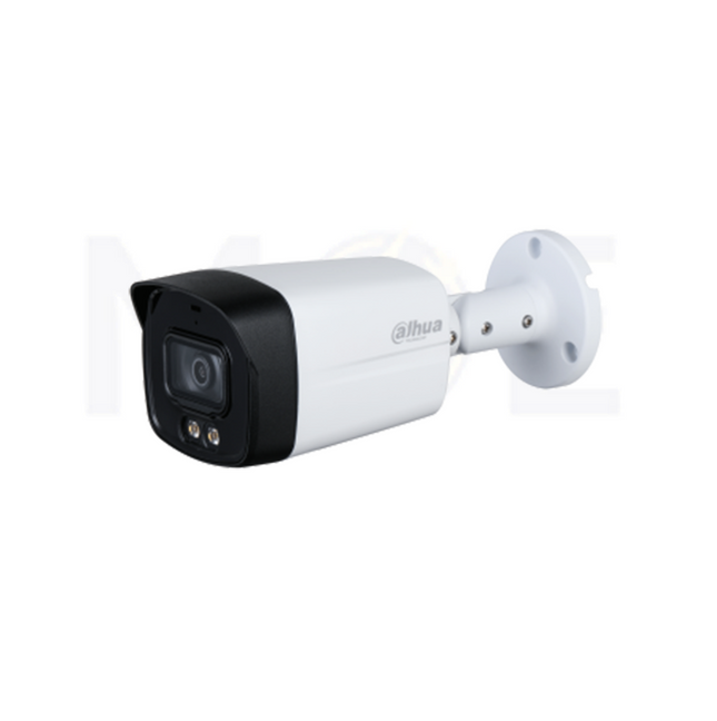 DAHUA Camera HDCVI Bullet Full-color Starlight with LED 5MP 3.6mm  DH-HAC-HFW1509TLMP-LED كاميرا بوليت ثابتة ملونة مع ضوء