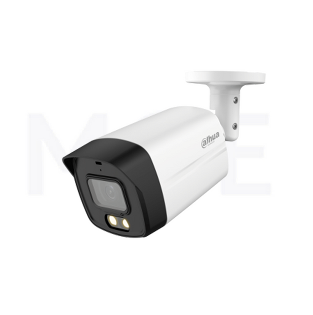 DAHUA Camera HDCVI Bullet Full-color Starlight with LED 5MP 3.6mm  DH-HAC-HFW1509TLMP-LED كاميرا بوليت ثابتة ملونة مع ضوء