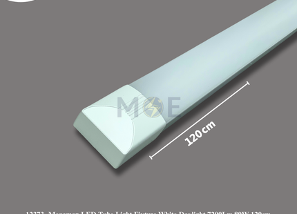 Megaman LED Tube Light Fixture White Daylight 7200Lm 80W 120cm | MXL2115 | شاسي عريضة ليد ابيض دايلايت