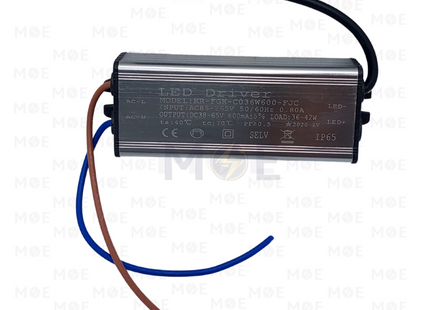 SEG IP65 LED Driver Aluminum AC 85-265V DC 38-65V IP65 600mA 36W | KR-FGK-C036W600-FJC | ترانس ليد مطري المنيوم