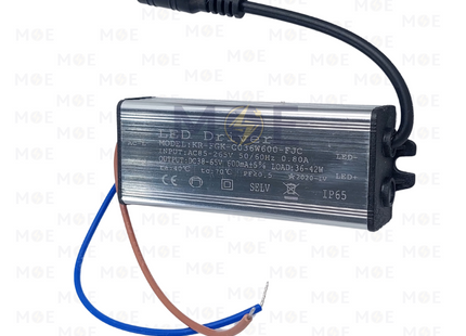 SEG IP65 LED Driver Aluminum AC 85-265V DC 38-65V IP65 600mA 36W | KR-FGK-C036W600-FJC | ترانس ليد مطري المنيوم