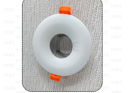 OB Downlight / Spotlight MR16 Frame White Recessed Fix Circular 10cm (6.5cm) | HZ-002 | سبوت فارغ مدور مخفي ابيض ثابت
