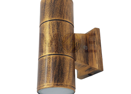 OB Outdoor UP & Down Wall Light Bronze 2xGu10 17.5cm | XG2320