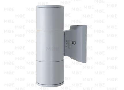 OB Outdoor UP & Down Wall Light White 2xGu10 17.5cm | XG2320 | ابليك حائط فارغ طلوع نزول ابيض