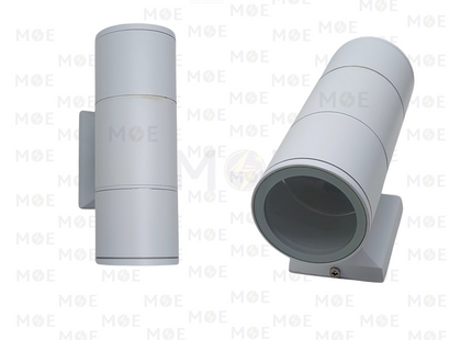 OB Outdoor UP & Down Wall Light White 2xGu10 17.5cm | XG2320 | ابليك حائط فارغ طلوع نزول ابيض
