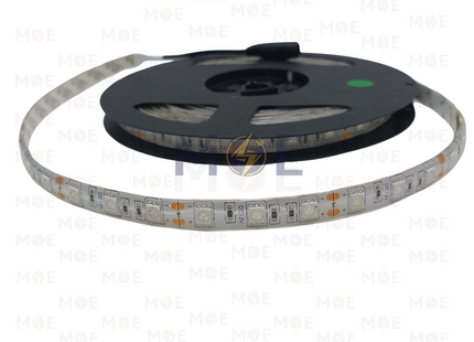 IP44 LED Strip Light Single Green 12V 5050 60Led R5mt | بكرة ستريب ليد اخضر
