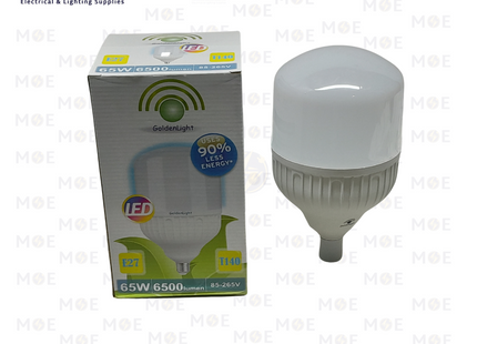 Goldenlight LED Lamp Daylight E27 65W | T140 | لمبة ليد برم دايلايت