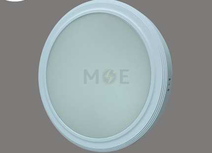 MEGAMAN Led Downlight/ Panel Light White Ceiling Surface Mounted Circular Daylight 6500K 30W 25cm | MXTL1033-Y/30W.D DL | سبوت ليد مدور ظاهر ابيض دايلايت