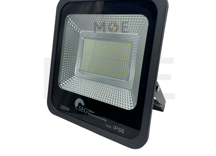 SEG SMD LED Floodlight 200W Daylight 18000Lm IP66 | برجكتور ليد مطري دايلايت