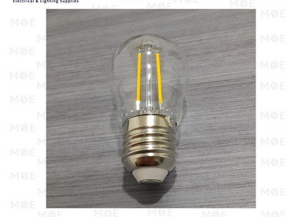 Megaman G45 LED Lamp Clear Filament Bulb WarmWhite 2700K E27 4W 470Lm | G45 | لمبة ليد برم فيلامنت بول شفاف ورم وايت
