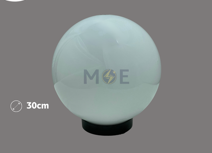 ORIENT Post Top Sphere Light Milky E27 30cm | NF 1801/30cm | بول حليبي