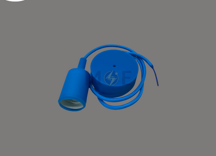 Cuperlight Blue Pendant Light Lampholder 1mt E27 | PD001 | تنزيلة دوي مفردة ازرق