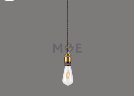 Pendant Light Lampholder Bronze E27 1mt | تنزيلة دوي برونز