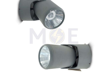 Goldenlight IP65 LED COB Waterproof Surface Adjustable Wall/Ceiling Spotlight Gray Daylight WL142 20W | WL 142