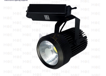 Cuperlight LED COB Track Light Head Spot Black Daylight 50W | RB-TL50W | سبوت ليد سكة اسود دايلايت