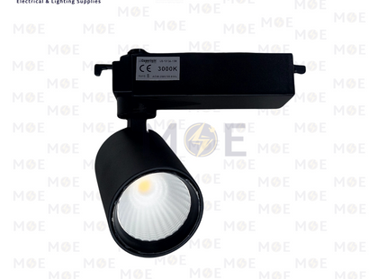 Cuperlight LED COB Track Light Head Spot Black WarmWhite 15W | CU-1613A | سبوت ليد سكة اسود ورم وايت