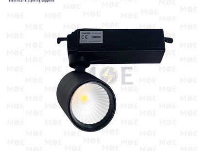 Cuperlight LED COB Track Light Head Spot Black WarmWhite 15W | CU-1613A | سبوت ليد سكة اسود ورم وايت