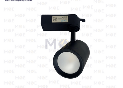 Cuperlight LED COB Track Light Head Spot Frosted Glass Black WarmWhite 15W | CU-1613A | سبوت ليد سكة زجاج مغشى اسود ورم وايت