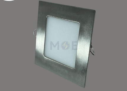 Greenlite LED Downlight/ Panel Light White Ceiling Flush Mounted Square Warmwhite 10.5cm 8W | KG-804 | سبوت ليد مربع مخفي كروم ورم وايت