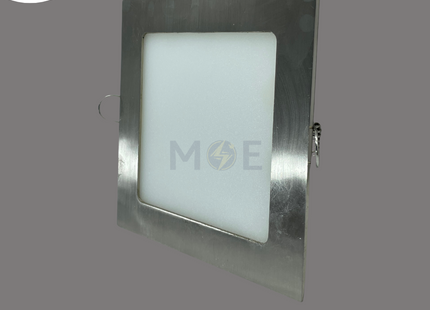 Greenlite LED Downlight/ Panel Light White Ceiling Flush Mounted Square Warmwhite 3000K 13.5cm 15W | KG-809 | سبوت ليد مربع مخفي كروم ورم وايت