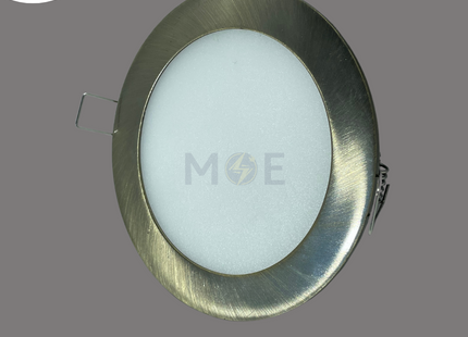 CuperLight LED Downlight/ Panel Light Bronze Ceiling Flush Mounted Circular Daylight 6000K 13.5cm 10W | KG805-10W | سبوت ليد مدور مخفي برونز دايلايت