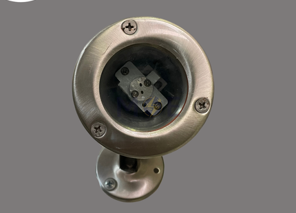 ORIENT Silver Adjustable Garden Spotlight With Flat IP68 MR16 | RWWPL-005 | سبوت بركة فارغ ظاهر متحرك مع قاعدة فضي