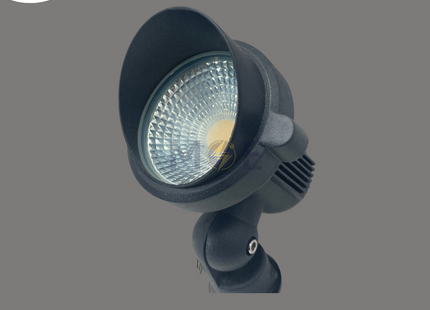 CuperLight LED Black COB Garden Spike Lawn Light Warmwhite IP65 AC 220V 20W | سبوت شك ليد بي كي اسود ورم وايت