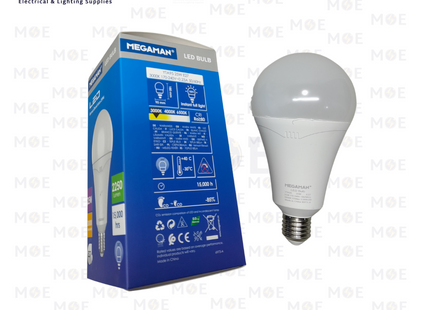 Megaman LED Lamp Bulb Warmwhite E27 25W | YTA95Z1 | لمبة ليد برم ورم وايت