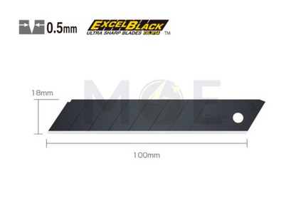 Olfa Blades Set 10Pcs LBB-10 18x100x0.5mm | LBB-10